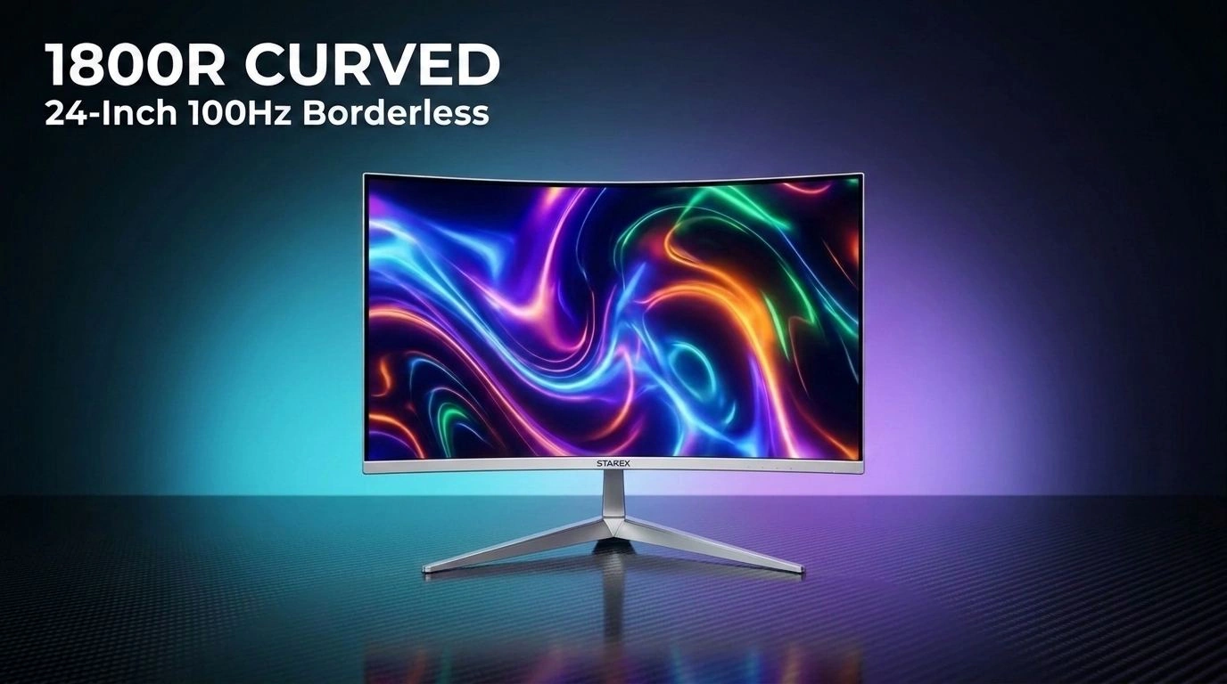 Starex 24 Curved 1800R 100Hz Borderless Monitor